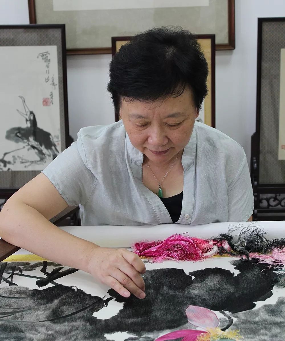 揚(yáng)繡大師吳曉平